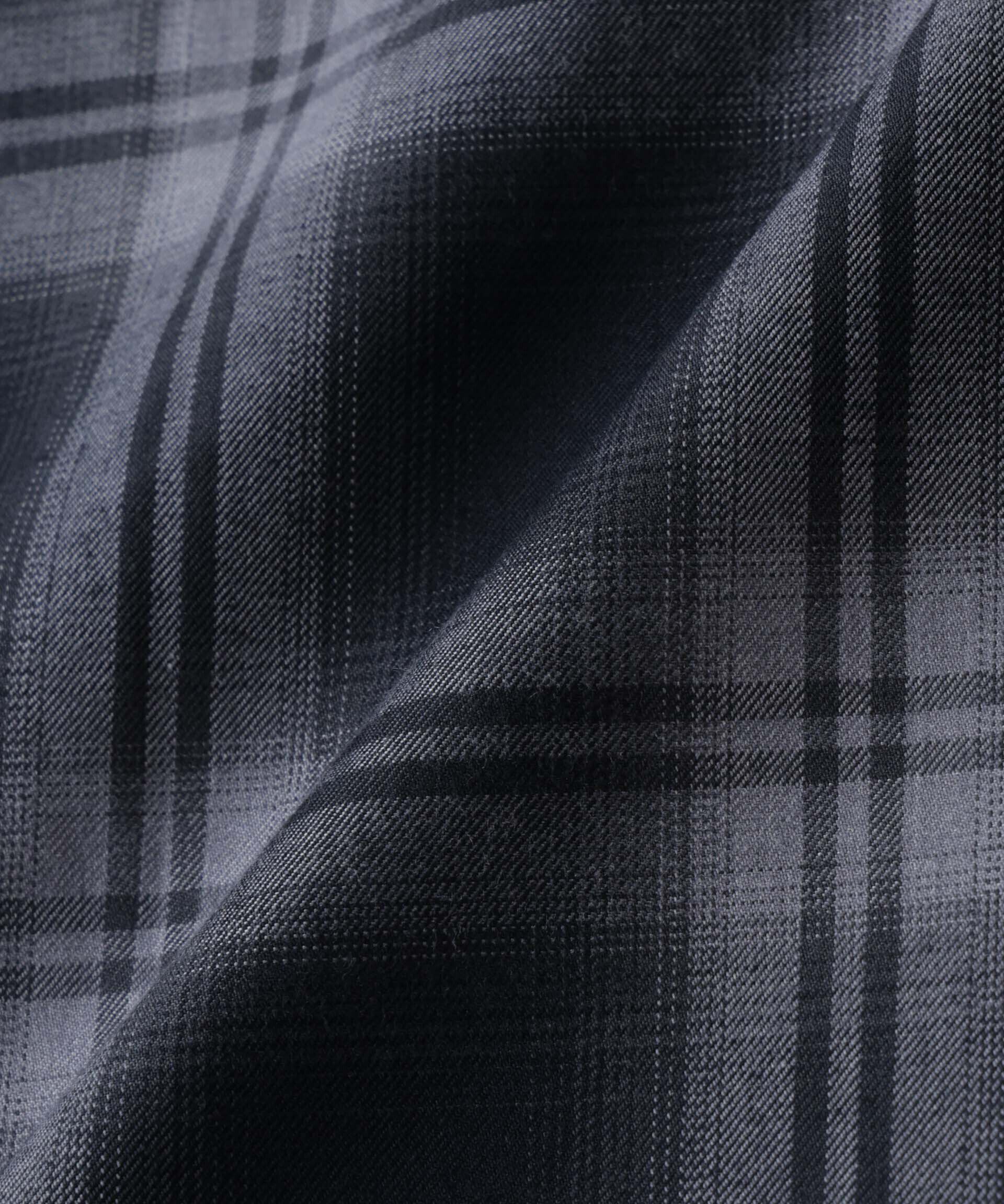 nano･universe「ビッグドレープチェックシャツ 長袖」|シャツ・ブラウス|