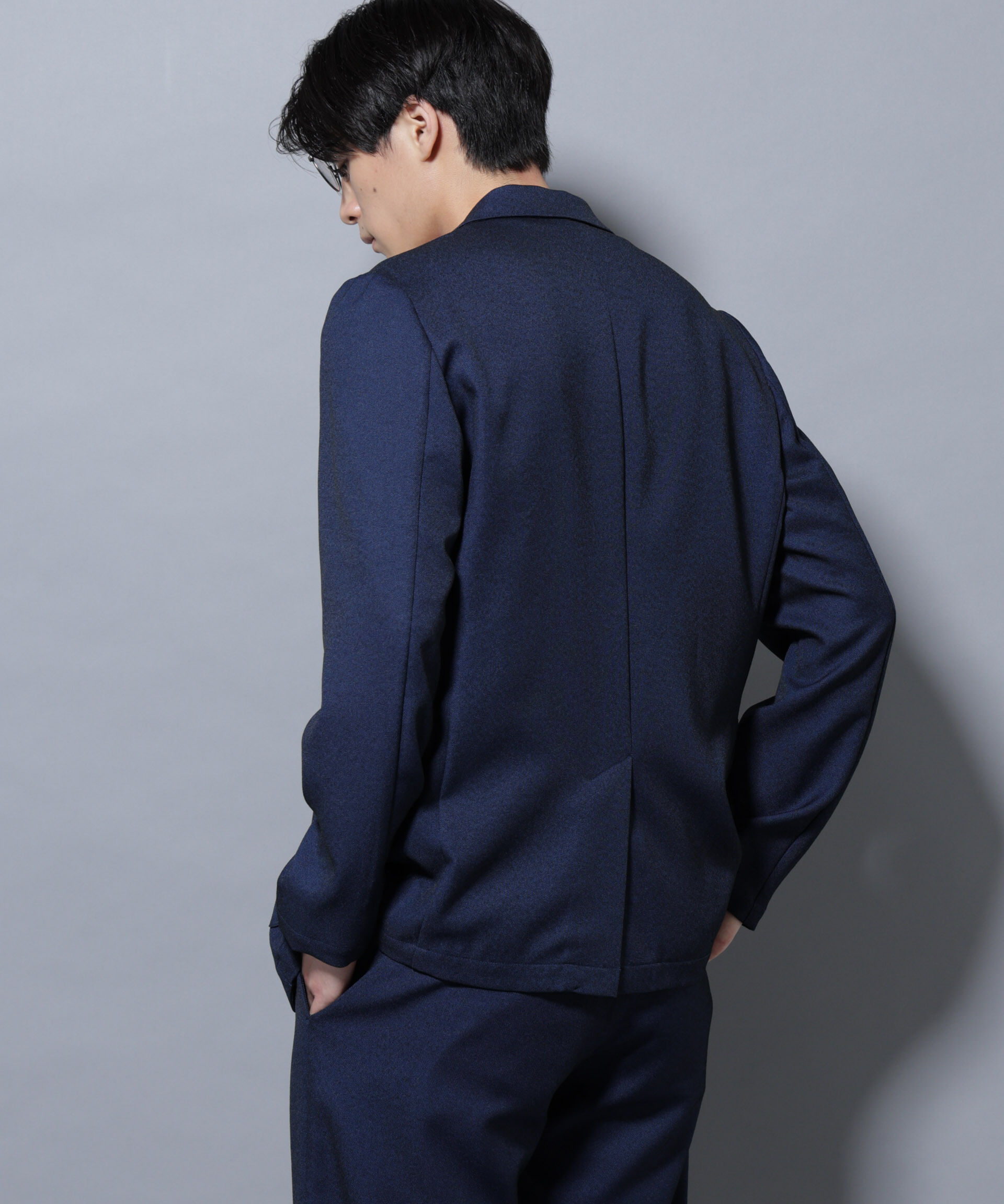 nano･universe「シャンブレーツイルセットアップ」|スーツ|