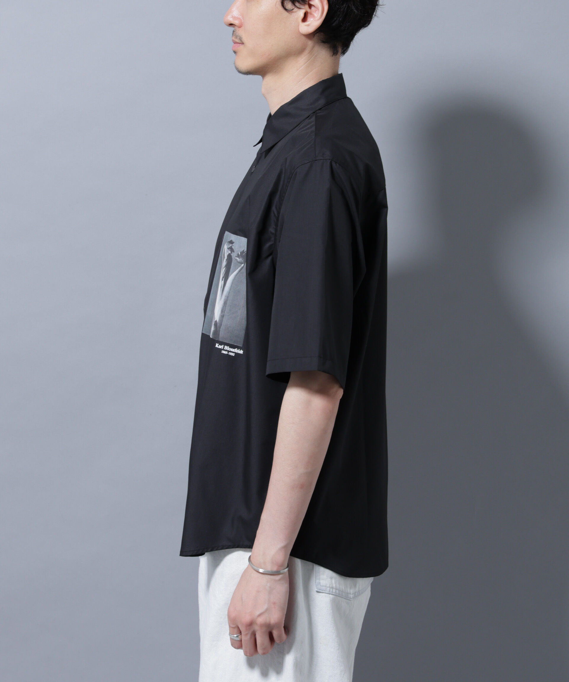 nano･universe「「着るアート」karl blossfeldt 半袖シャツ2」|シャツ・ブラウス|