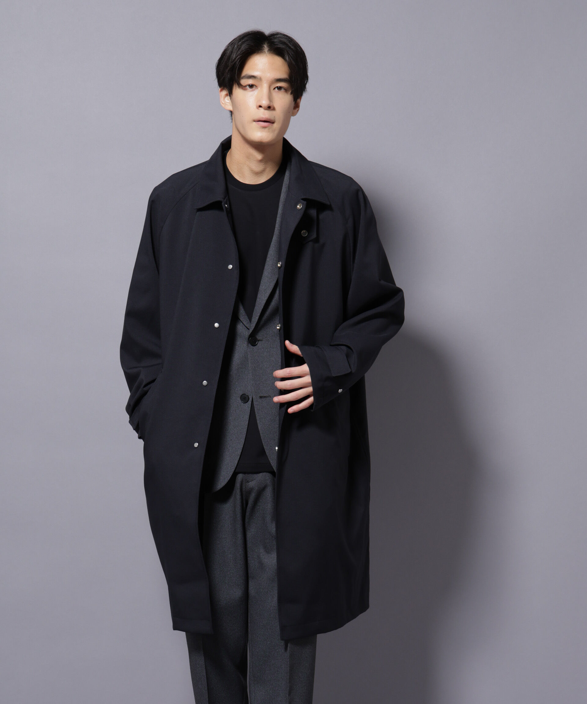 nano･universe「「RainComfortWear」ダントツ撥水透湿コーティングステンカラーコート」|その他|