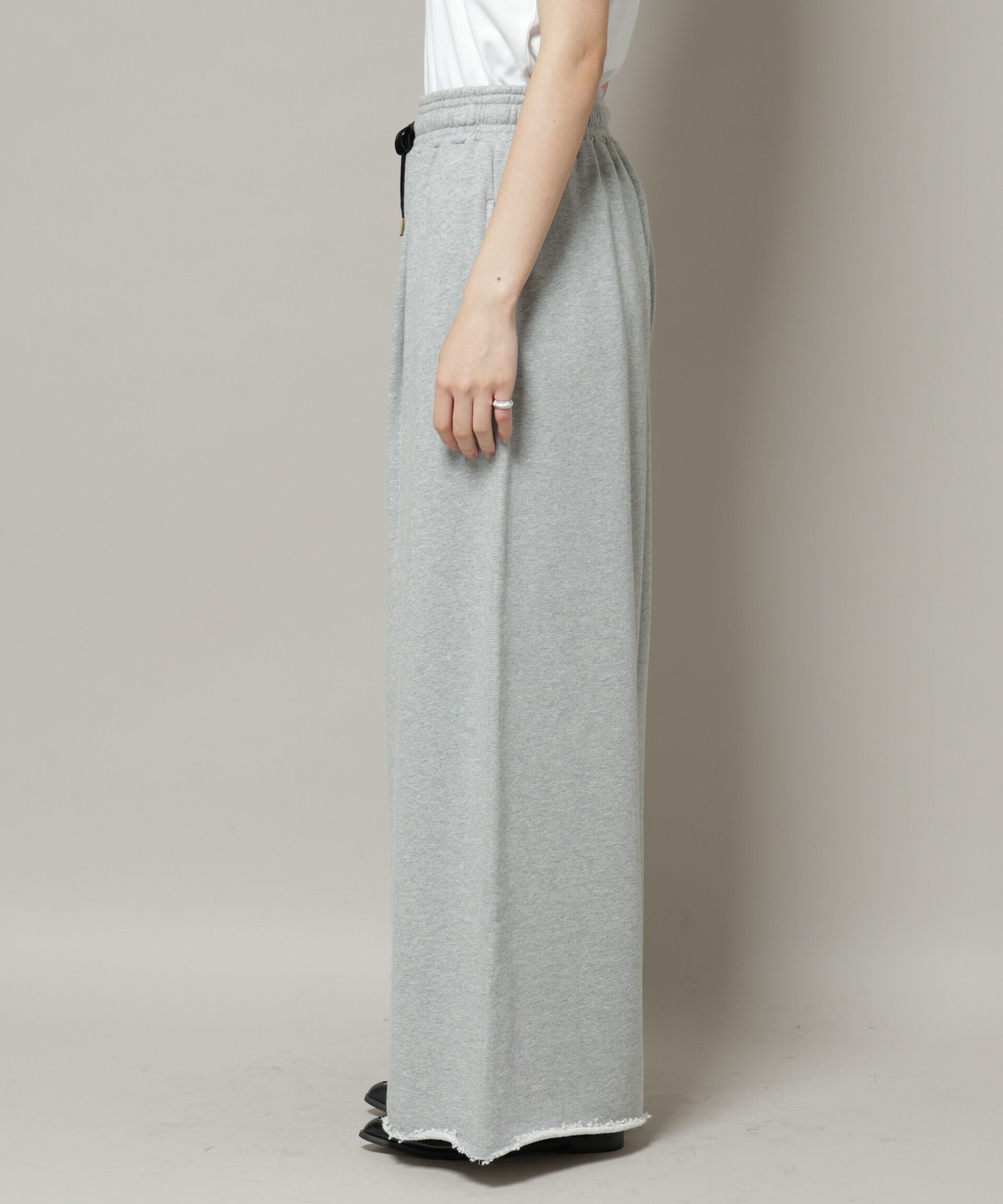 nano･universe「ボリュームワイドスウェットパンツ」|チノ|