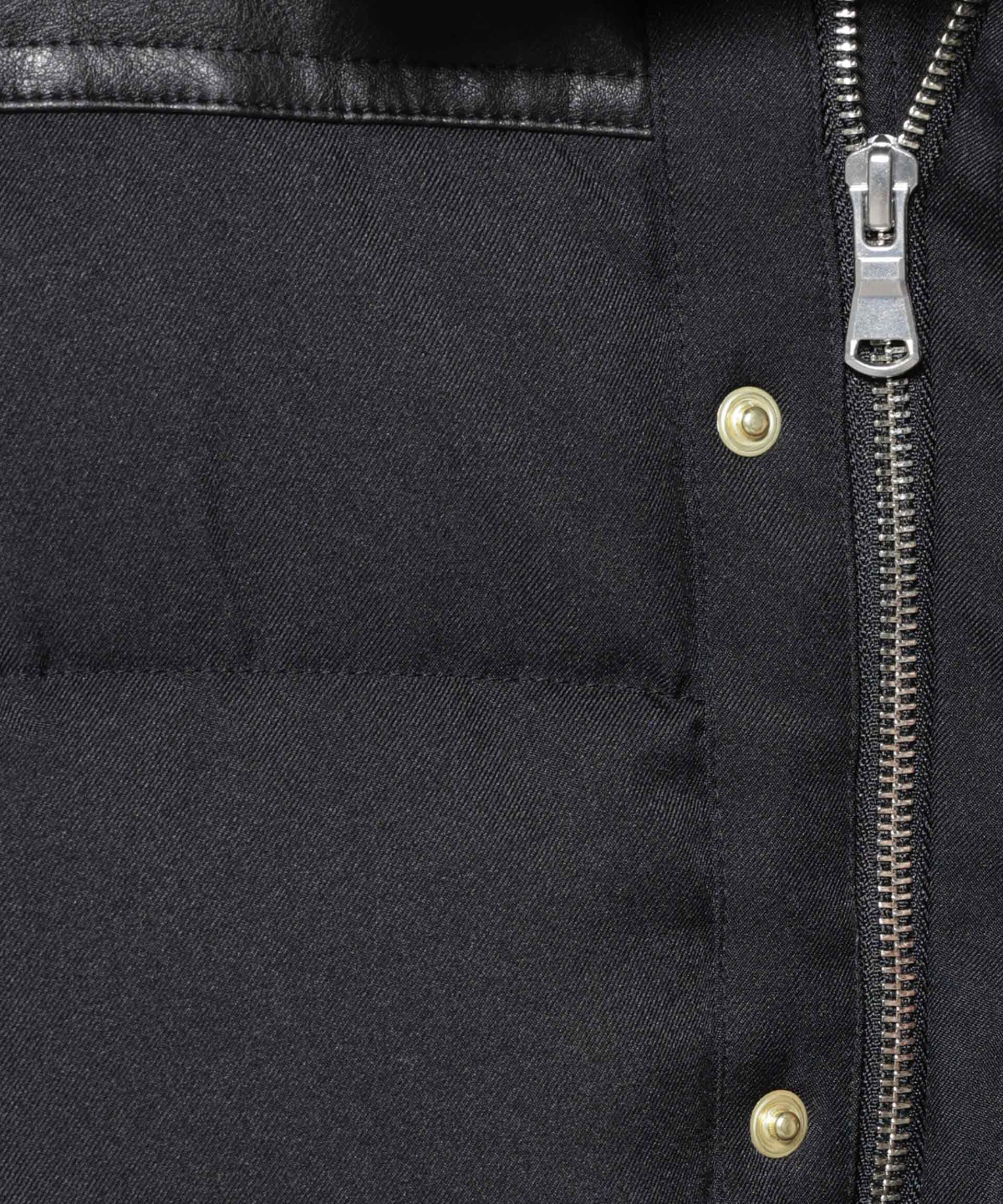 nano･universe「「西川ダウン(R)」ボアカラーサージショートダウン」|ダウン|