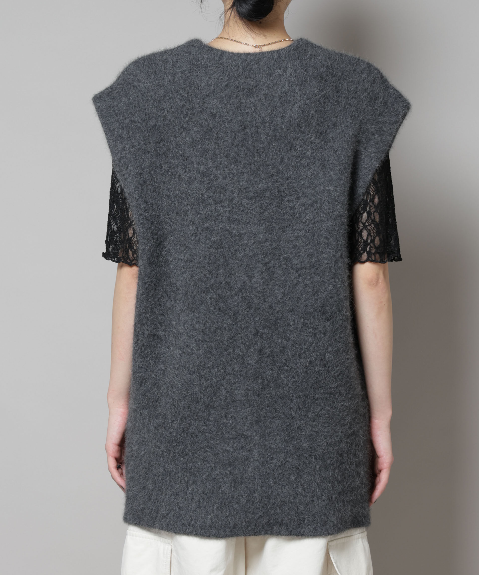 nano･universe「ウォッシャブルフォックスリバーニットジレ」|ニット・セーター|