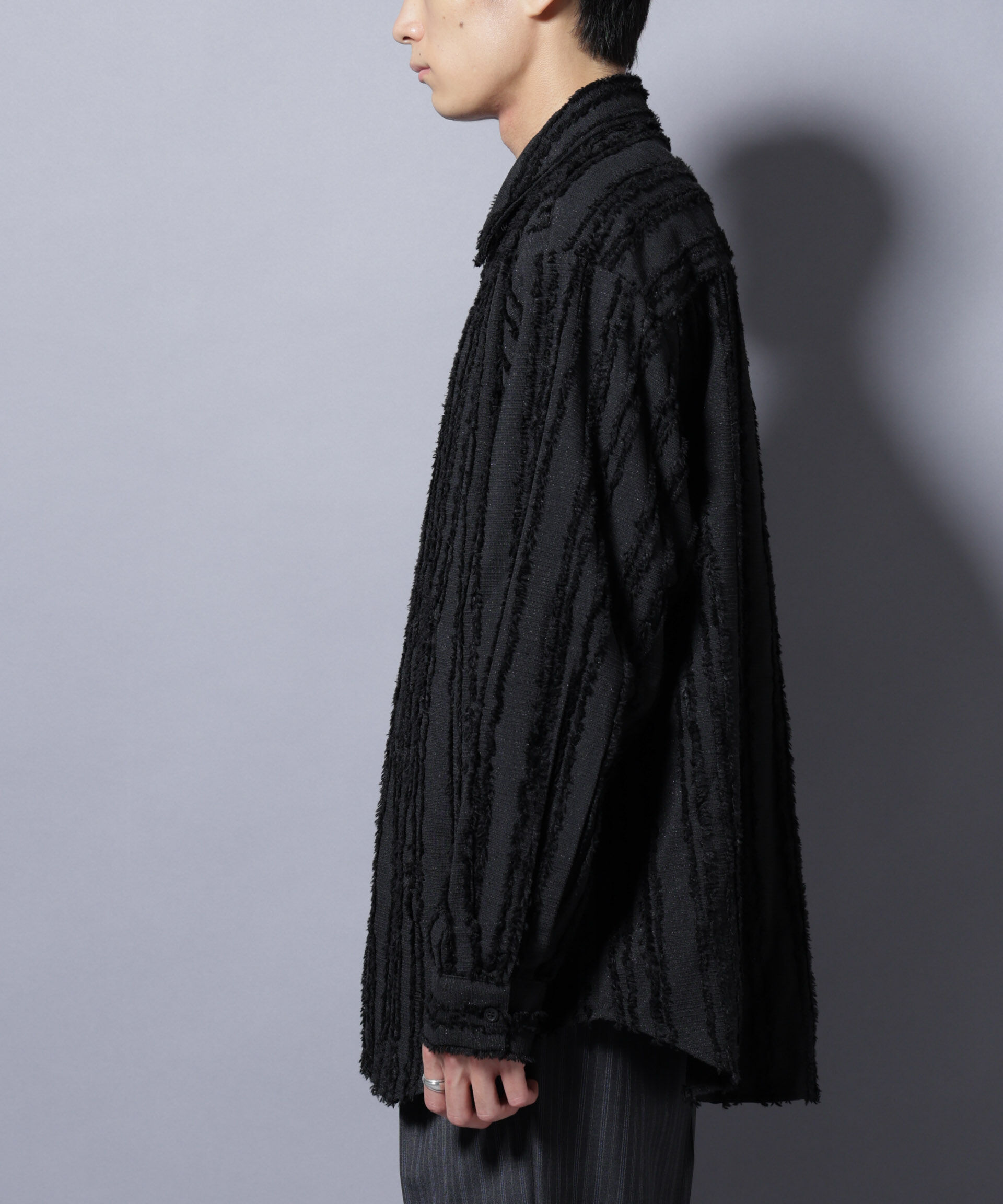 nano･universe「カットレースフリンジシャツ」|シャツ・ブラウス|