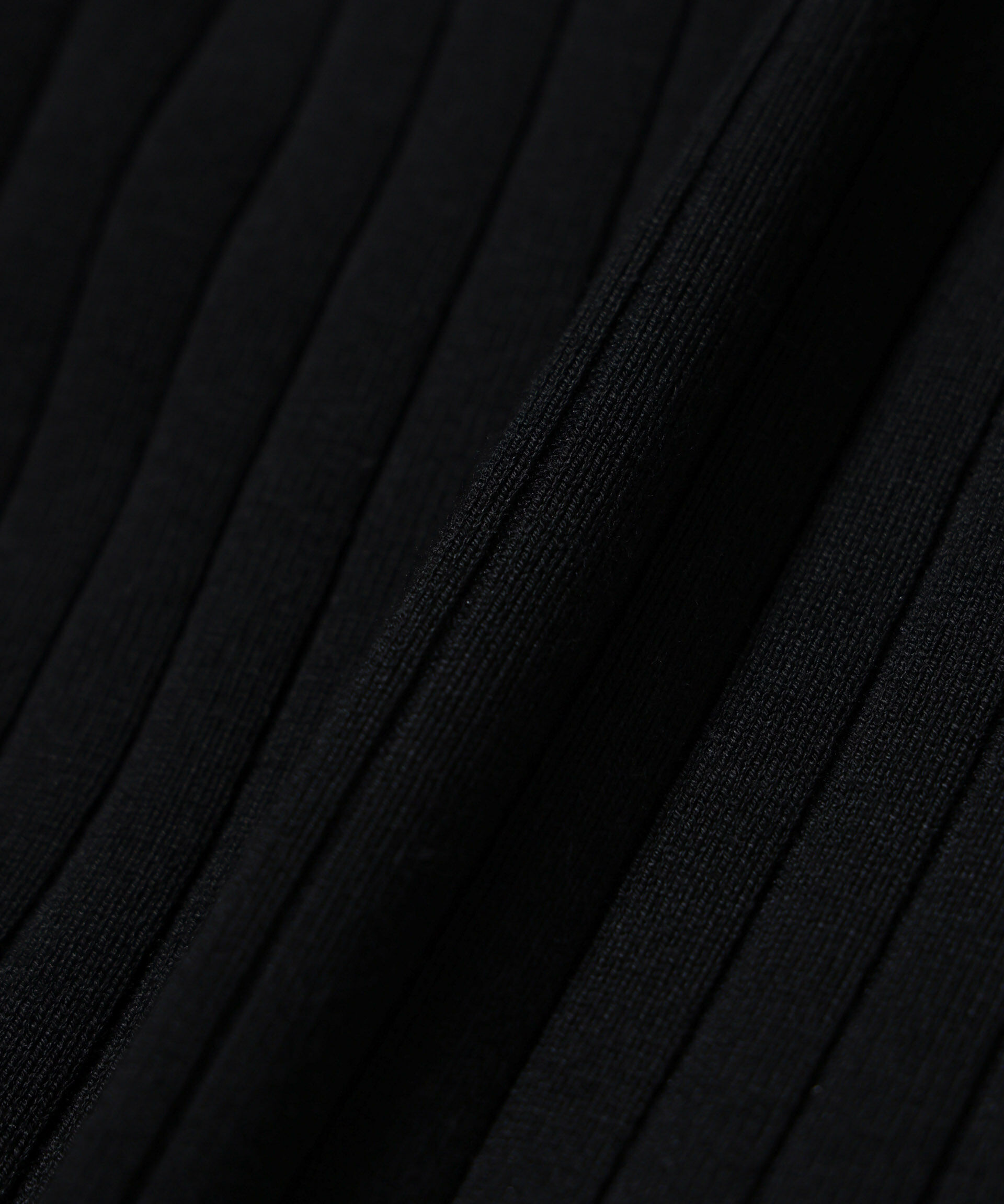 nano･universe「CICA&UVカット リブニットVネック」|ニット・セーター|