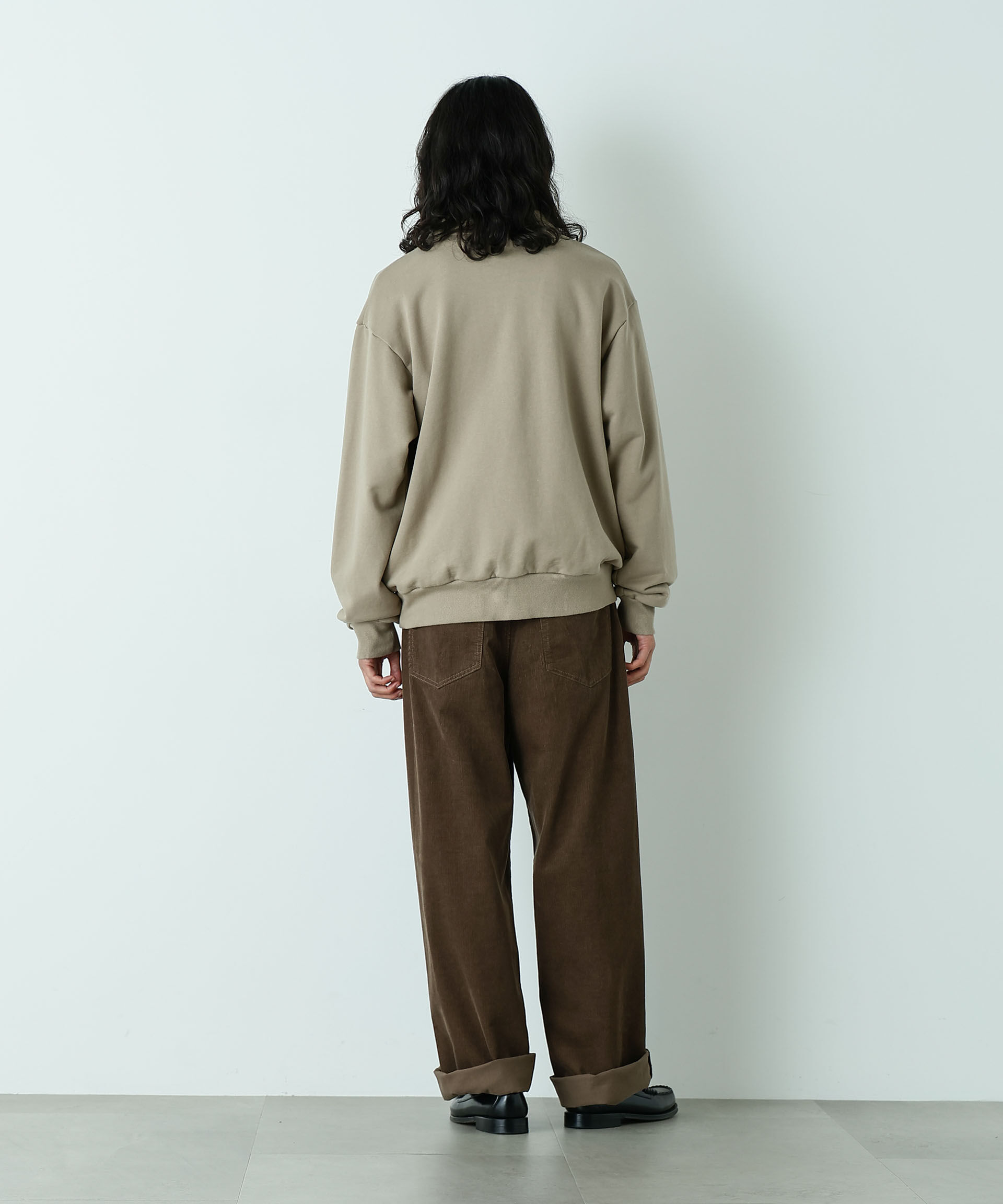 nano･universe「｢HOTEL PALACE｣ ワイドストレートコーデュロイパンツ」|チノ|