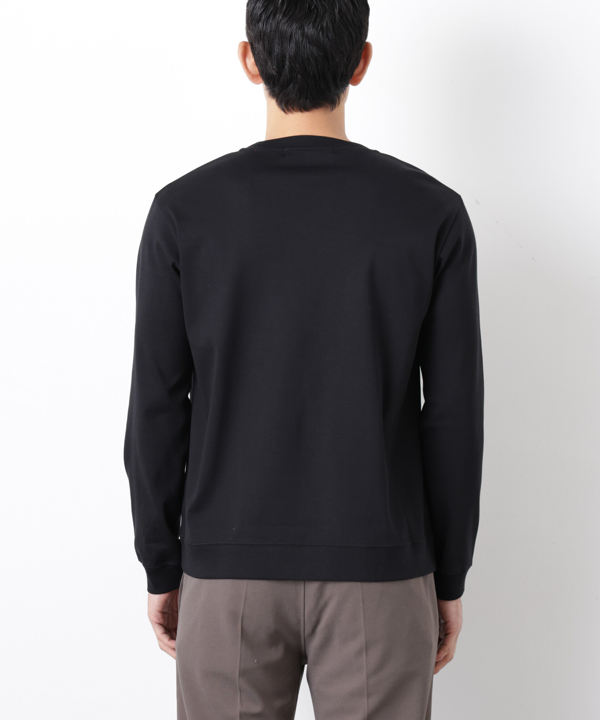 nano･universe「「FORMAL JERSEY」クルーネックカットソー長袖」|Tシャツ・カットソー|