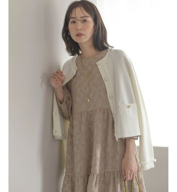 組曲「カットジャカードティアードワンピース」|ワンピース|