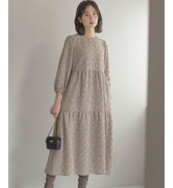 組曲「カットジャカードティアードワンピース」|ワンピース|