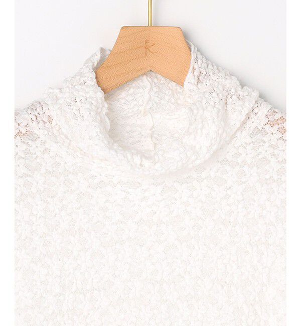 組曲「【WEB限定】フラワーチュールタートルネック カットソー」|Tシャツ・カットソー|