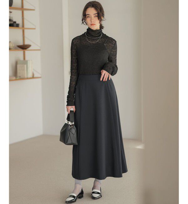 組曲「【WEB限定】フラワーチュールタートルネック カットソー」|Tシャツ・カットソー|