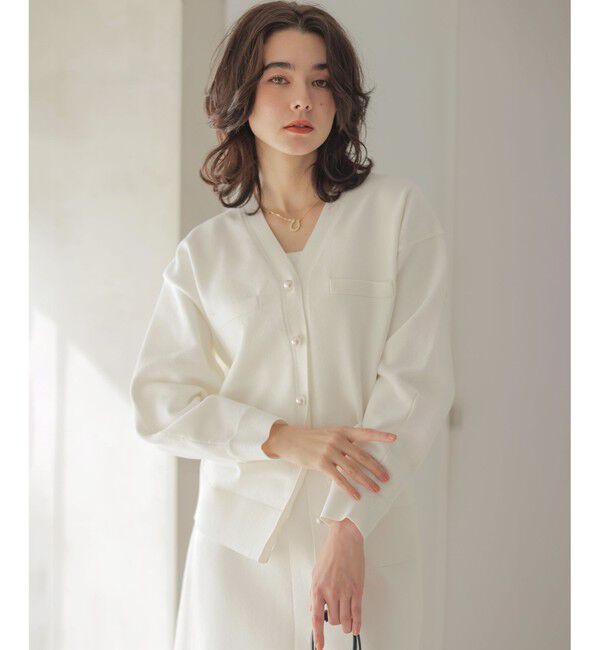 組曲「スウェットニット カーディガン」|カーディガン|