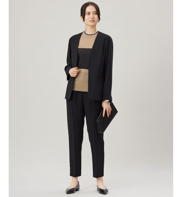 自由区「【セットアップ対応・接触冷感・UVケア・洗える】ライトストレッチテーパード パンツ」|その他|