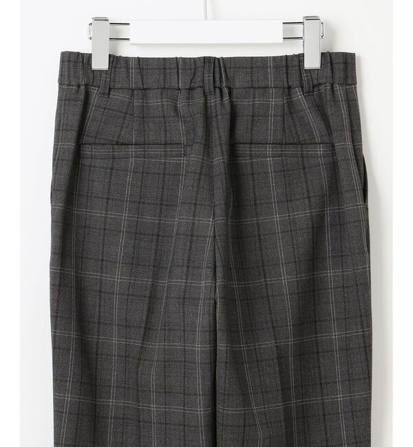 自由区「TRギャバ裏起毛チェック柄テーパード パンツ」|その他|