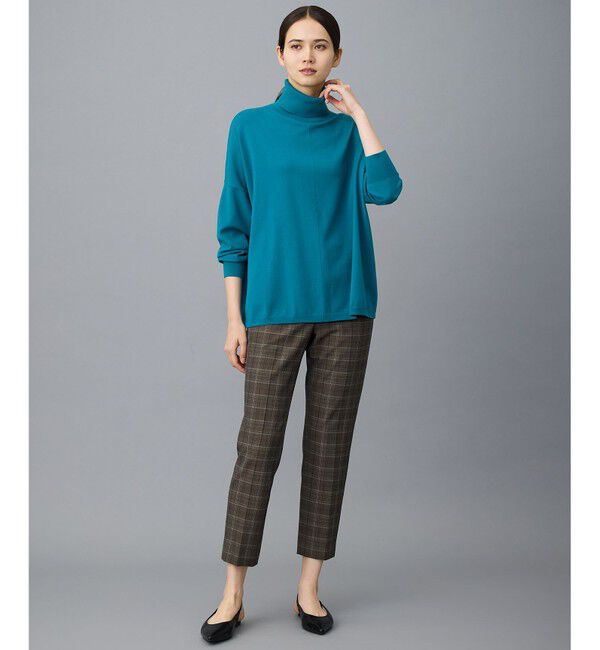 自由区「TRギャバ裏起毛チェック柄テーパード パンツ」|その他|