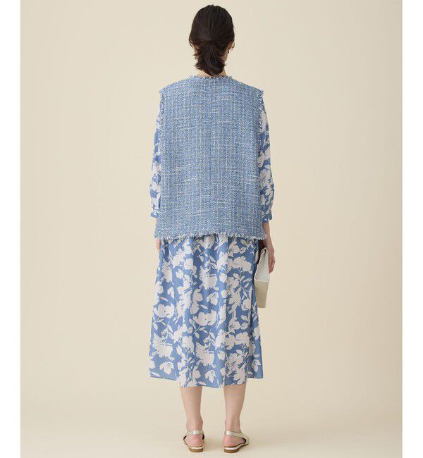 自由区「ファンシーノットツイード ジレ」|ベスト・ジレ|