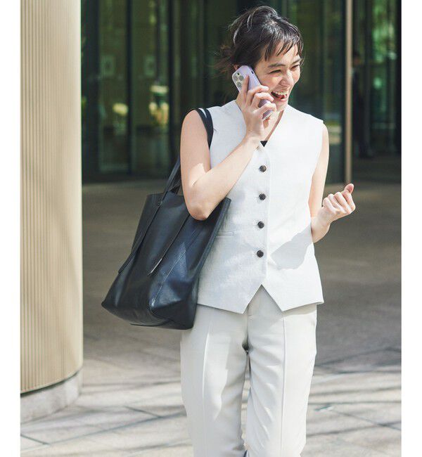 23区「【セットアップ対応/洗える】ドライツイル テーパードパンツ」|その他|