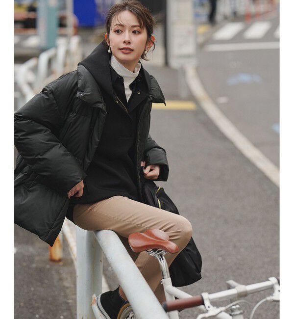 23区「【洗える】コットンエアーダンボール ドロスト フーディー」|パーカー|