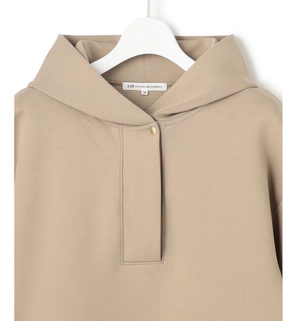 23区「【洗える】コットンエアーダンボール ドロスト フーディー」|パーカー|