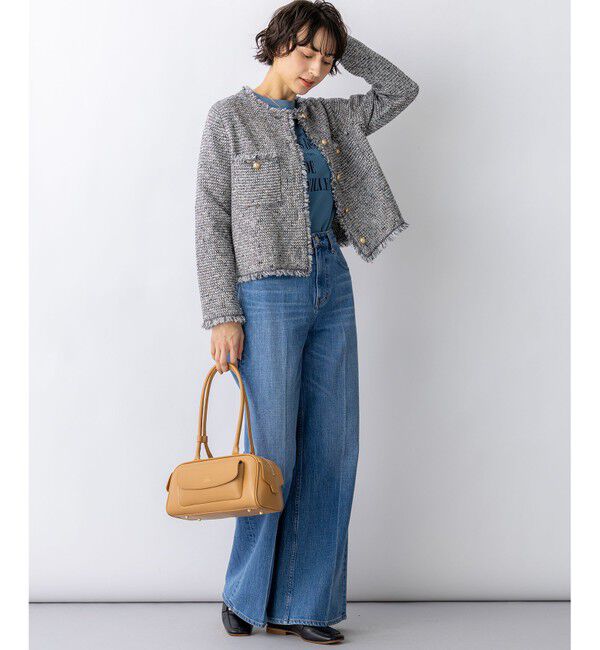 23区「フラップポケット ボストンバッグ」|ボストンバッグ|