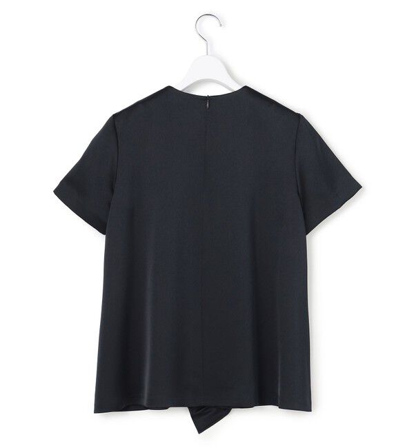 23区「【APPLAUDIR】クリアダブルサテン フリルデザイン ブラウス」|シャツ・ブラウス|