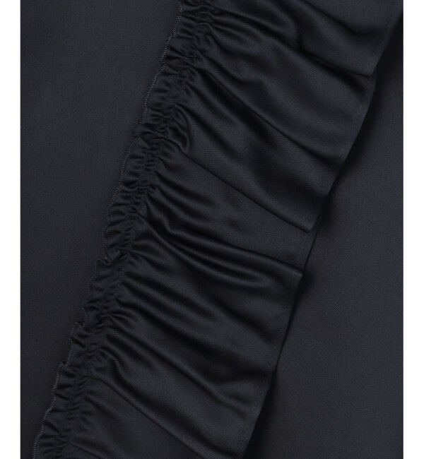 23区「【APPLAUDIR】クリアダブルサテン フリルデザイン ブラウス」|シャツ・ブラウス|