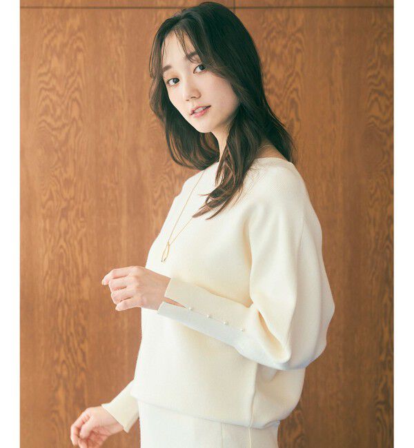 ANY SIS「【洗える・セットアップ可】アンチピリングドルマン畔 ニット」|ニット・セーター|