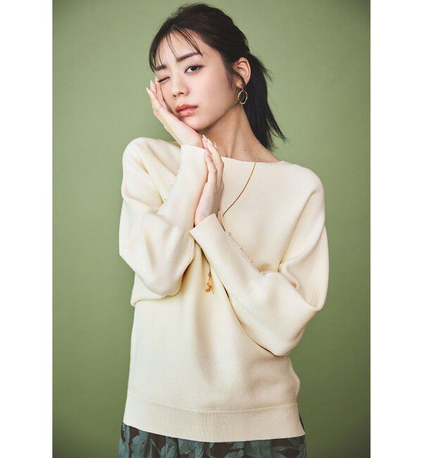 ANY SIS「【洗える・セットアップ可】アンチピリングドルマン畔 ニット」|ニット・セーター|