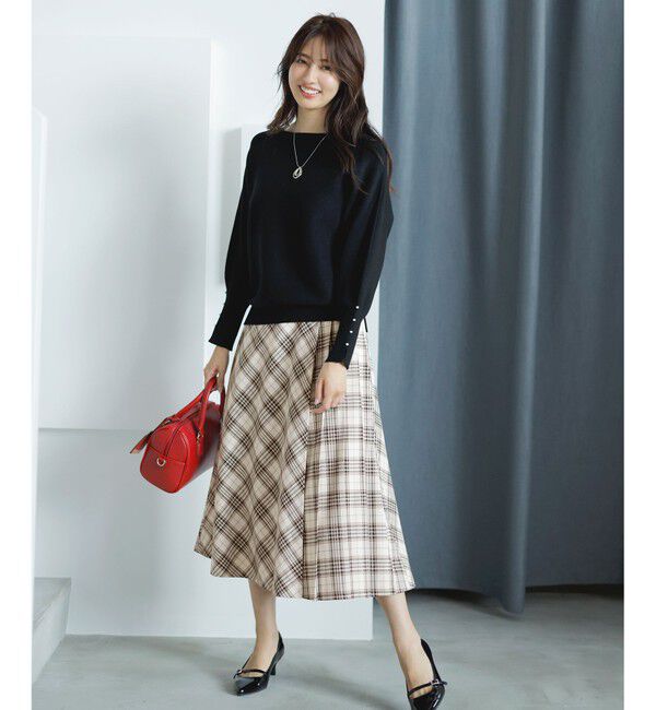 ANY SIS「【洗える・セットアップ可】アンチピリングドルマン畔 ニット」|ニット・セーター|