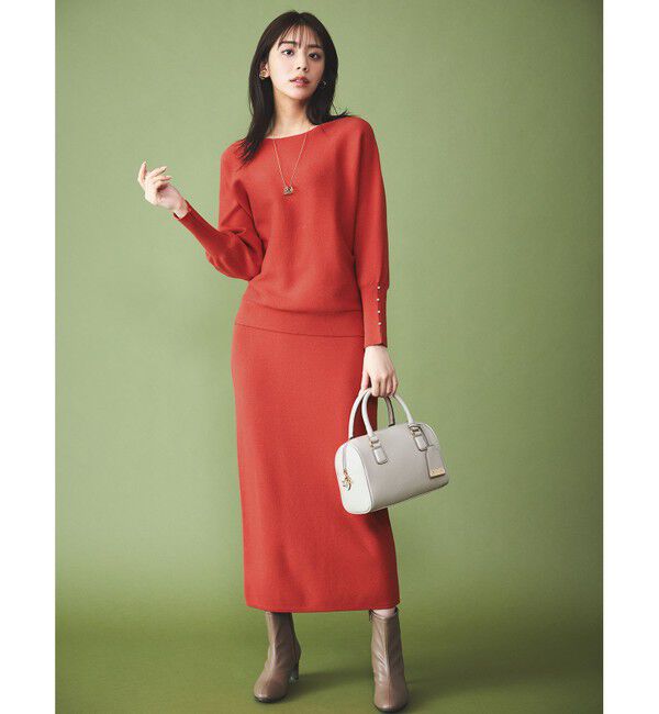 ANY SIS「【洗える・セットアップ可】アンチピリングドルマン畔 ニット」|ニット・セーター|