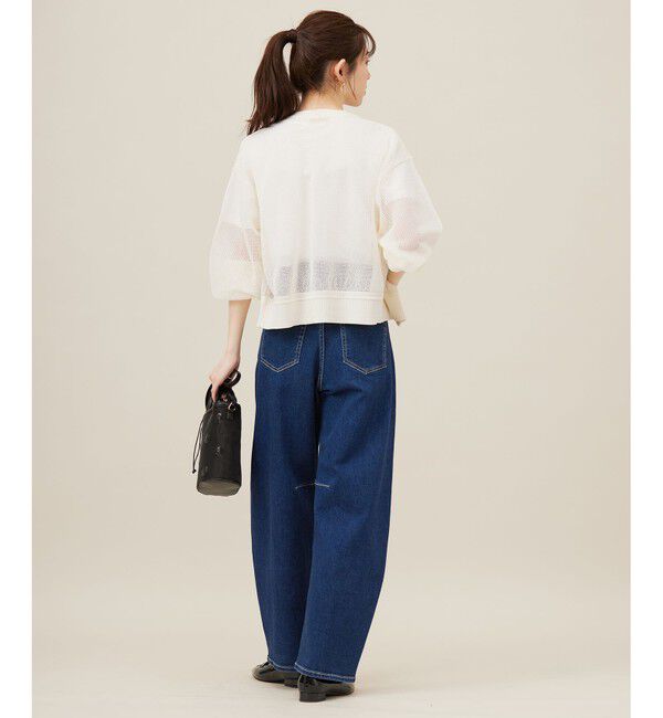 ANY SIS「【洗える】メッシュニット ブルゾン」|ブルゾン・スタジャン|