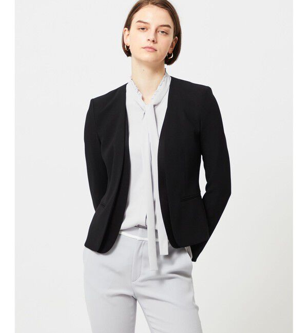 BEIGE,「【洗える】EVA / ボウタイロングスリーブブラウス」|シャツ・ブラウス|