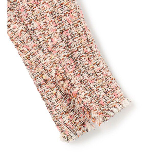 BEIGE,「【Oggi 4月号掲載】TEASEL / オーバーサイズツイードジャケット」|ノーカラージャケット|