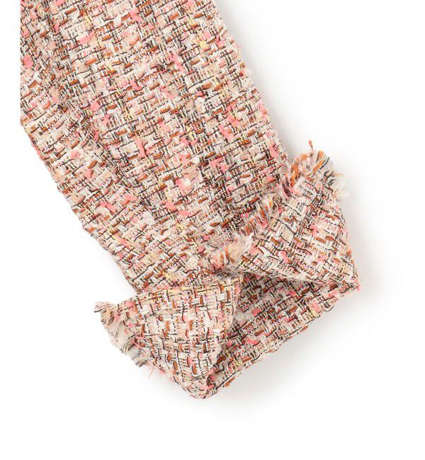 BEIGE,「【Oggi 4月号掲載】TEASEL / オーバーサイズツイードジャケット」|ノーカラージャケット|