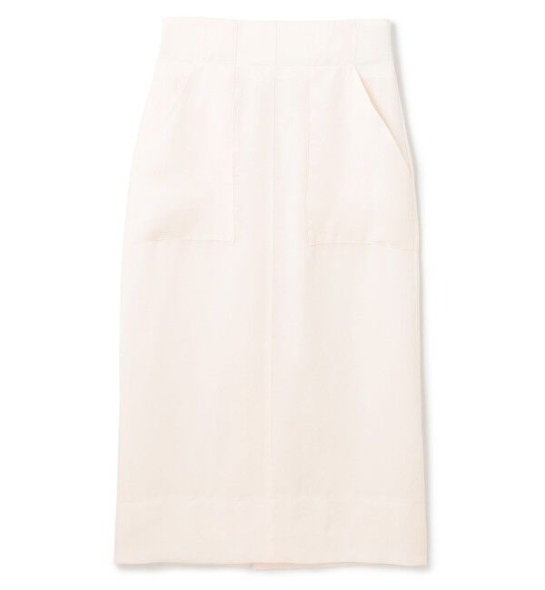 BEIGE,「【洗える】BERNARD / リネンアウトポケットハイウエストスカート」|スカート|