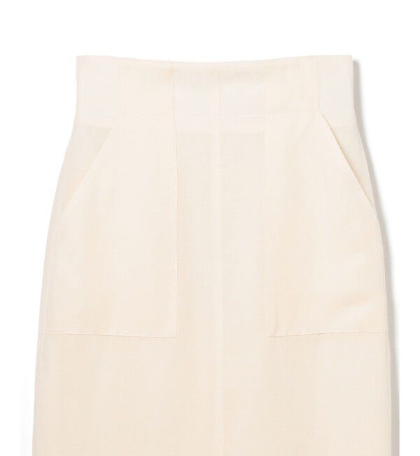 BEIGE,「【洗える】BERNARD / リネンアウトポケットハイウエストスカート」|スカート|