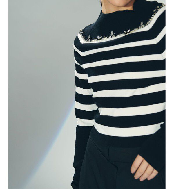 Diagram「ビジューラインニットトップ」|ニット・セーター|