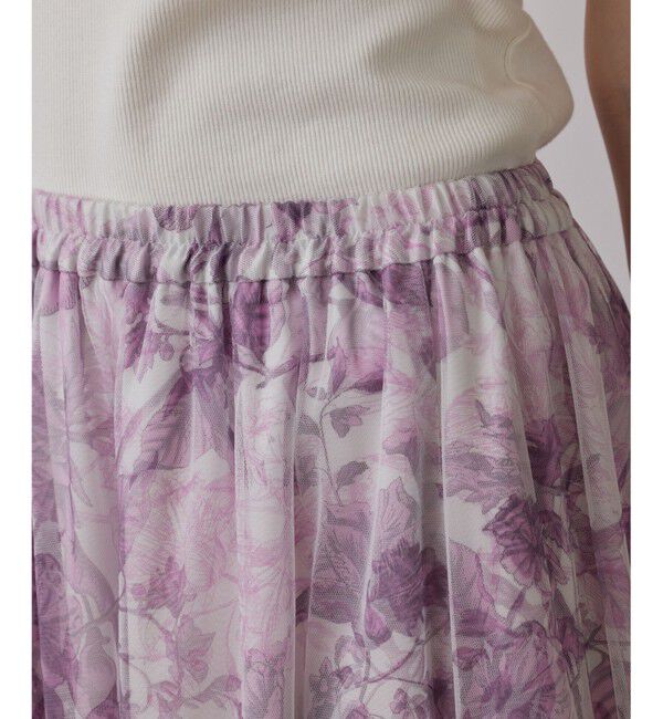 Diagram「シャドーフラワープリントスカート」|スカート|