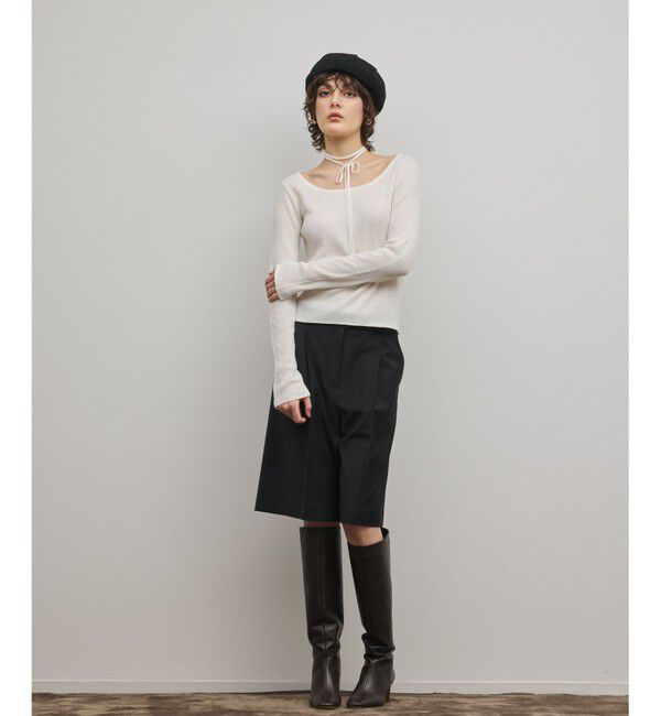 Diagram「バイカラーリブニットトップ」|ニット・セーター|