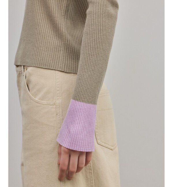 Diagram「バイカラーリブニットトップ」|ニット・セーター|