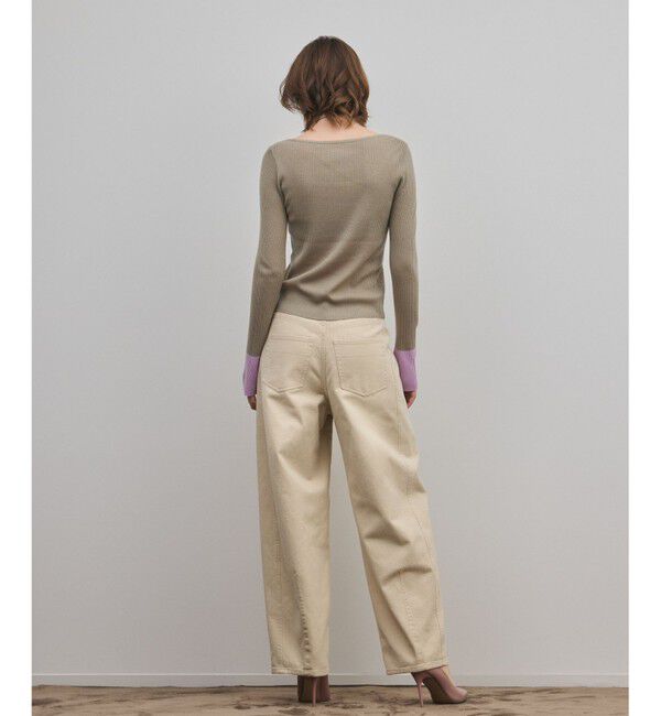 Diagram「バイカラーリブニットトップ」|ニット・セーター|