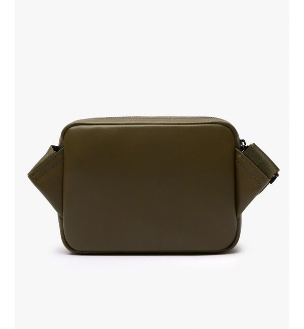 LACOSTE「モノグラム レザーモノグラムリポーターバッグ」|ショルダー・メッセンジャー|