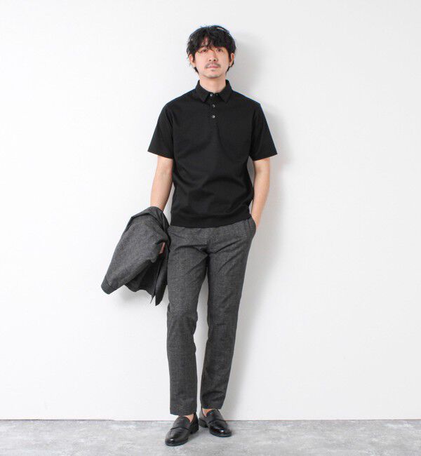 NOLLEY'S goodman「《ビジカジ対応》シルケットスムース ドレスポロ ビズポロ 25SS」|ポロシャツ|