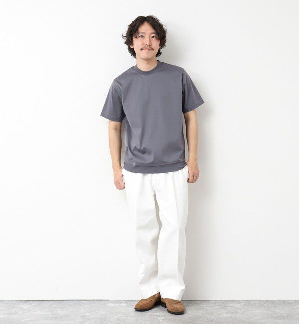 NOLLEY'S goodman「《ビジカジ対応》シルケットスムースドレスTシャツ 25SS」|Tシャツ・カットソー|