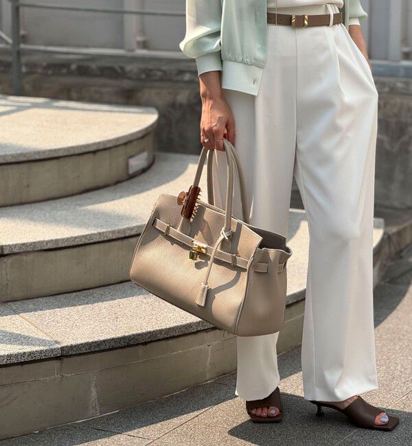 NOLLEY'S「ひねりベルトレザートートバッグ」|トートバッグ|