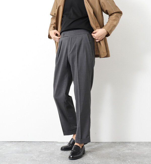 WORK ABOUT「NSN アジャスター付2タックスラックス 25SS」|スラックス|