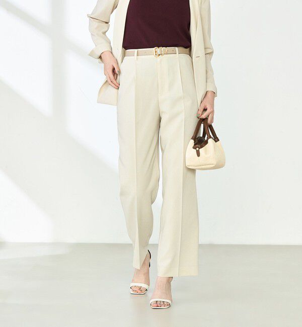 NOLLEY'S「《セットアップ対応》ウォッシャブルドライトロピカルセミワイド美脚パンツ」|その他|