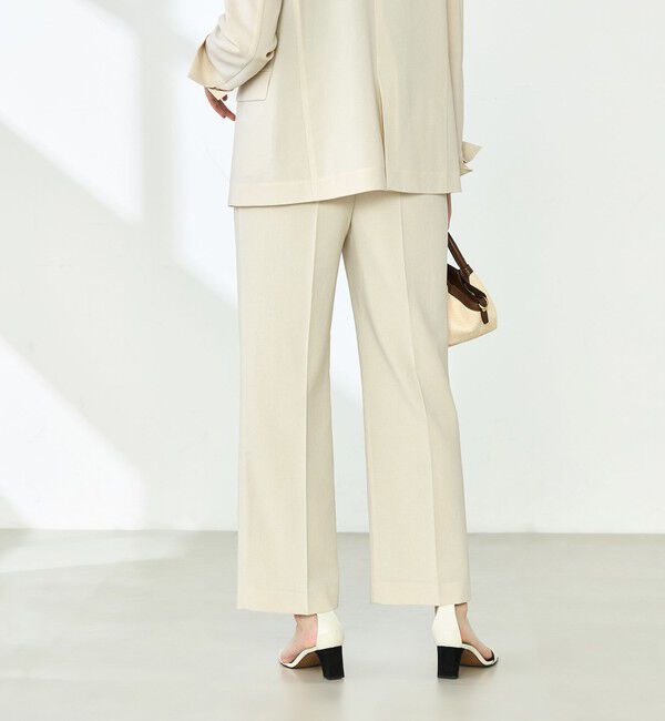 NOLLEY'S「《セットアップ対応》ウォッシャブルドライトロピカルセミワイド美脚パンツ」|その他|