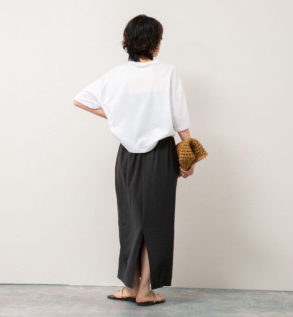 NOLLEY'S「【松葉☆別注アイテム】《セットアップ対応》エアリージョーゼットイージータイトスカート」|タイト|