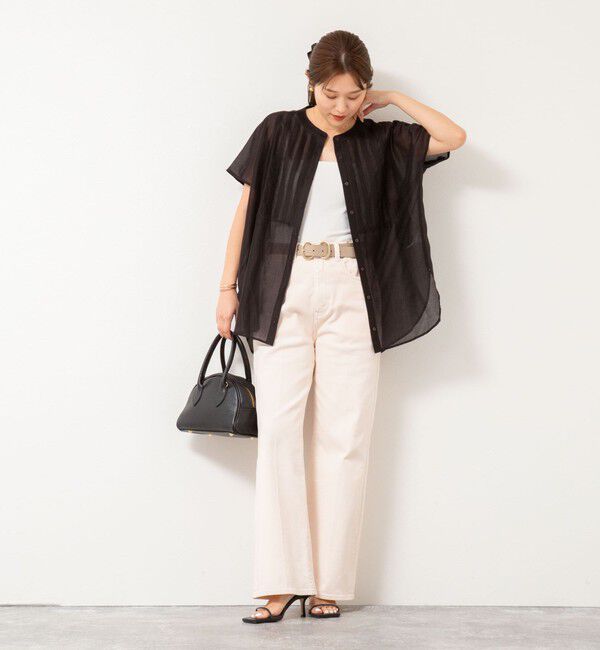 NOLLEY'S「フレンチスリーブオーバーシャツ」|シャツ・ブラウス|